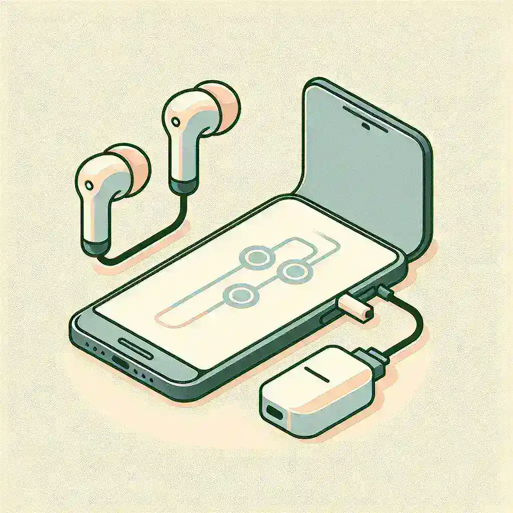 "Ilustrasi masalah pasangan Pixel Buds dengan perangkat, menunjukkan langkah-langkah troubleshoot untuk mengatasi kesulitan koneksi."