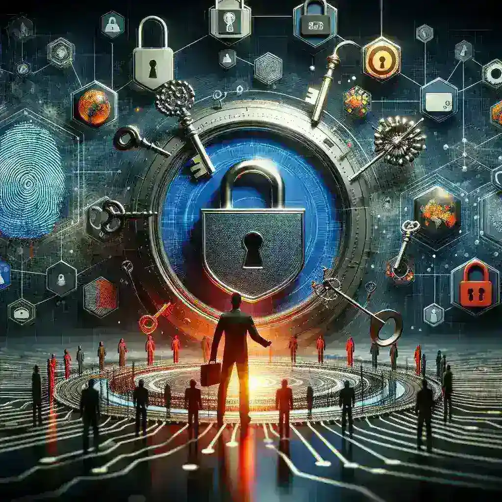 "Visual representation of Zero Trust architecture highlighting IAM (Identity Access Management) and MFA (Multi-Factor Authentication) as essential components for securing critical national infrastructure."